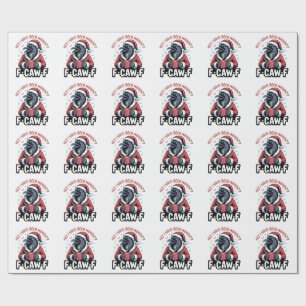 Papier Cadeau Oui, J'Ai Été Mauvais Fou Fou-Fou Noël Drôle