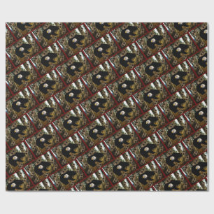 Papier Cadeau Ours noir Aigle sauvage