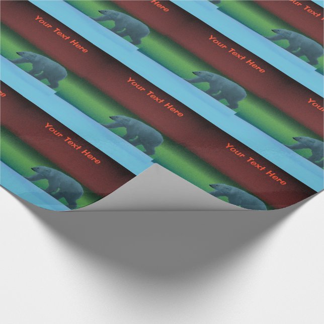 Papier Cadeau Ours polaire (Coin)