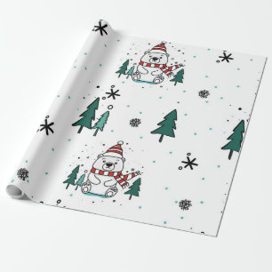 Papier Cadeau Ours polaire MCD