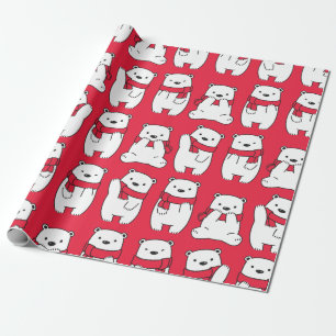 Papier Cadeau Ours polaires