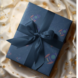 Papier Cadeau Out to Space theme