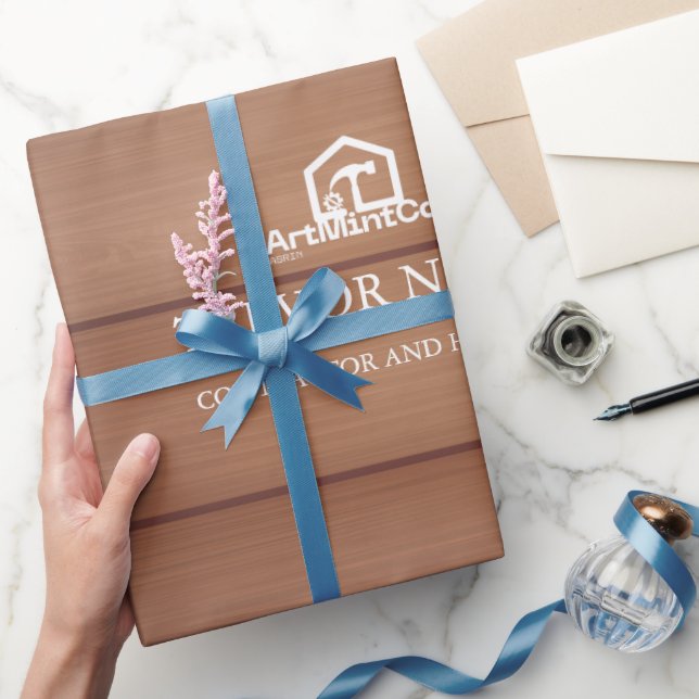 Papier Cadeau Outils de charpentier bricoleur de construction mo (Cadeaux)