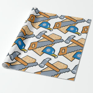 Papier Cadeau Outils de dessin animé