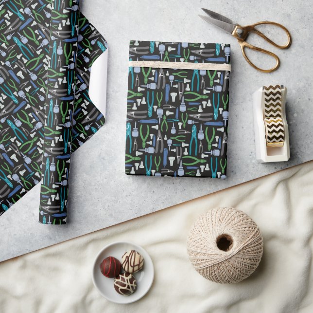 Papier Cadeau Outils électriques du commerce (Artisanat)