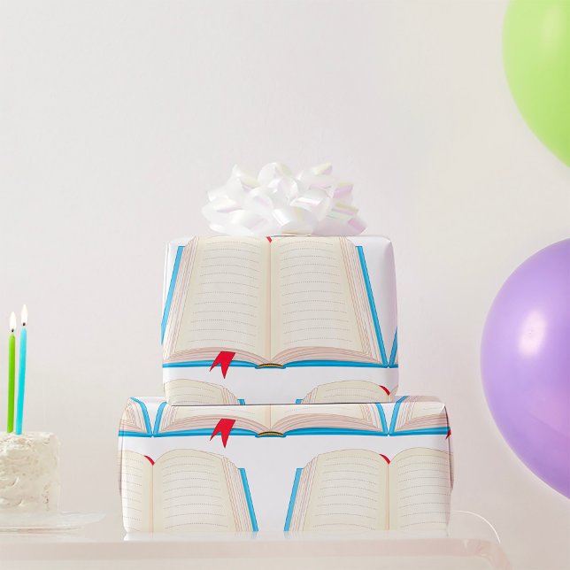 Papier Cadeau Ouvrir le livre (Créateur téléchargé)