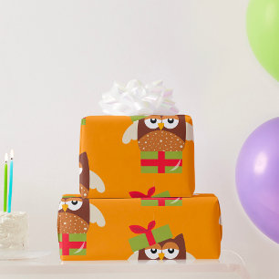 Papier Cadeau Owl Gift