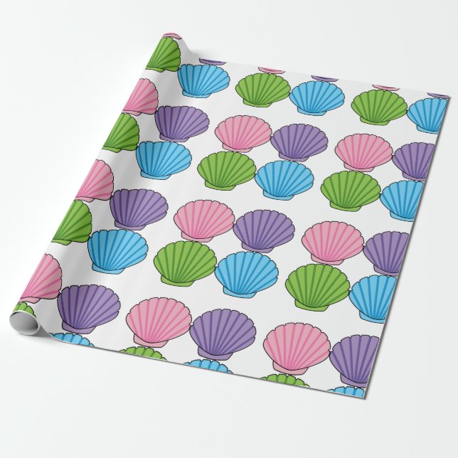 Papier Cadeau Pack de Pastel (Déroulé)