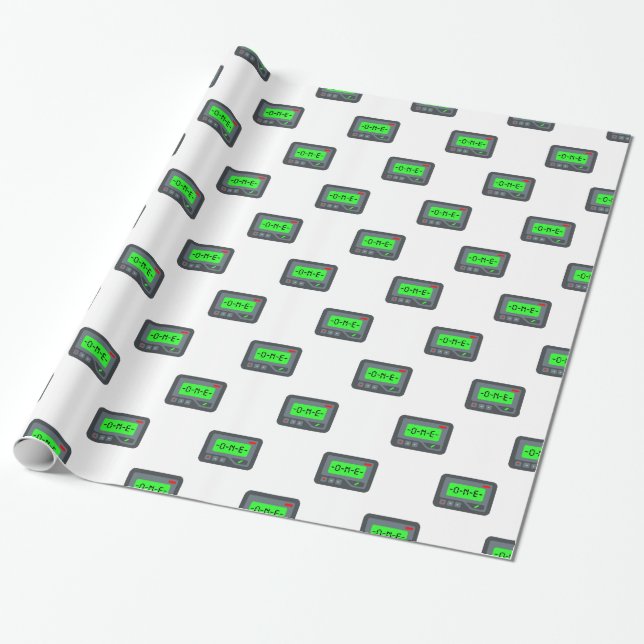 Papier Cadeau pager émoji (Déroulé)