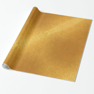 Papier Cadeau Paillettes dorées tendance