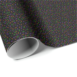 Papier Cadeau Paillettes Effrayantes