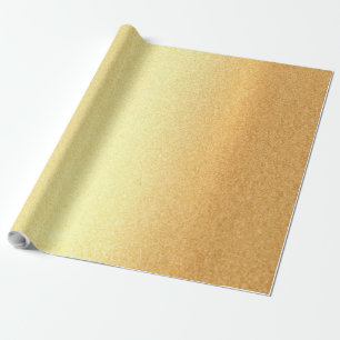 Papier Cadeau Paillettes élégantes Faux Or Moderne Chic Brillant