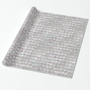 Papier Cadeau Paillettes nacrées roses