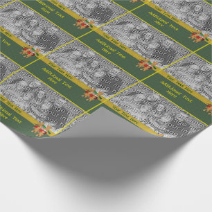 Papier Cadeau Pain d'épices Cookie Hommes Vacances Photo personn