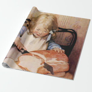 Papier Cadeau Pain frais de Jessie Willcox Smith