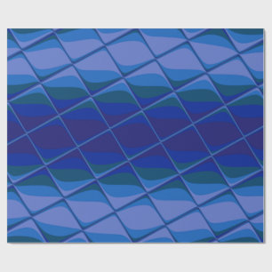 Papier Cadeau palette indigo