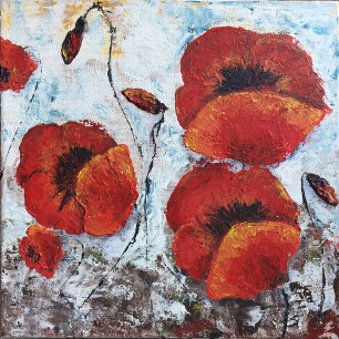 Papier Cadeau Palmier costal orange de scène de bateau à voile