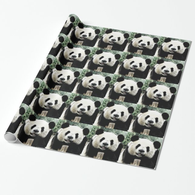 Papier Cadeau Panda (Déroulé)