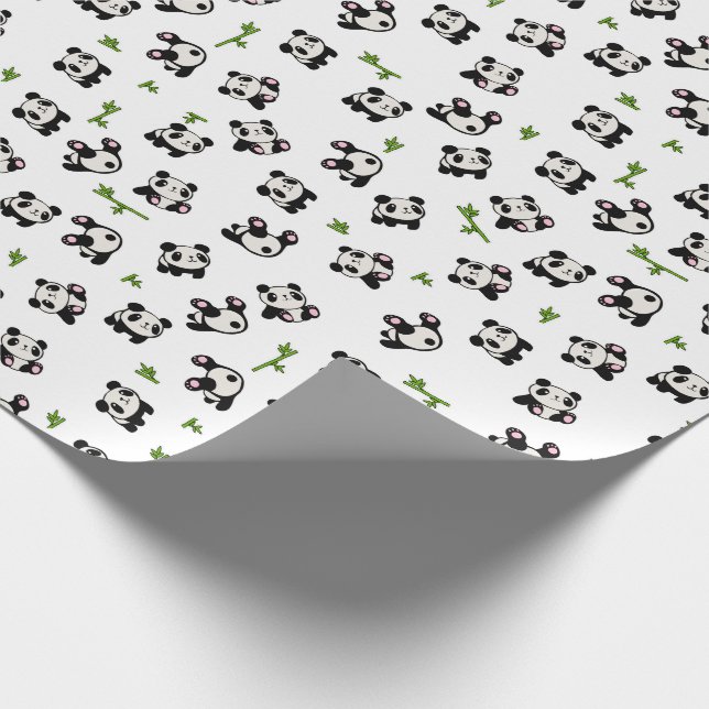 Papier Cadeau Panda (Coin)