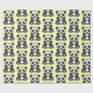 Papier Cadeau Panda géant