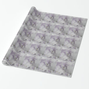 Papier Cadeau Pansies souples