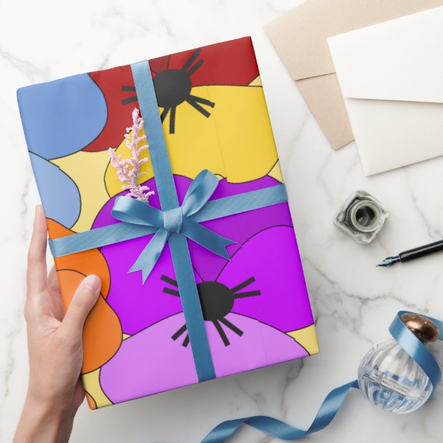 Papier Cadeau Pansy Collage (Cadeaux)