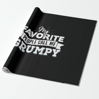 Papier Cadeau Papa Cadeau Mes Favoris Les Gens M'Appelent Grumpy