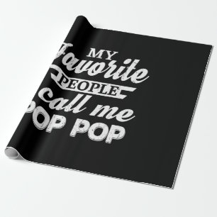 Papier Cadeau Papa Cadeau Mon Favori Les gens m'appellent Papa