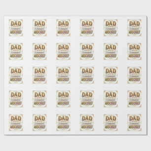 Papier Cadeau Papa Co-gérant de la farce Conception de père drôl