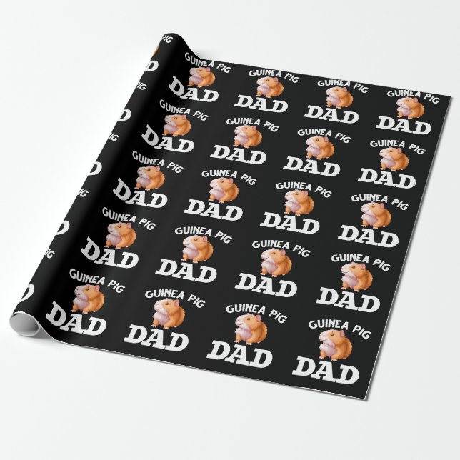 Papier Cadeau Papa de porc de Guinée (Déroulé)