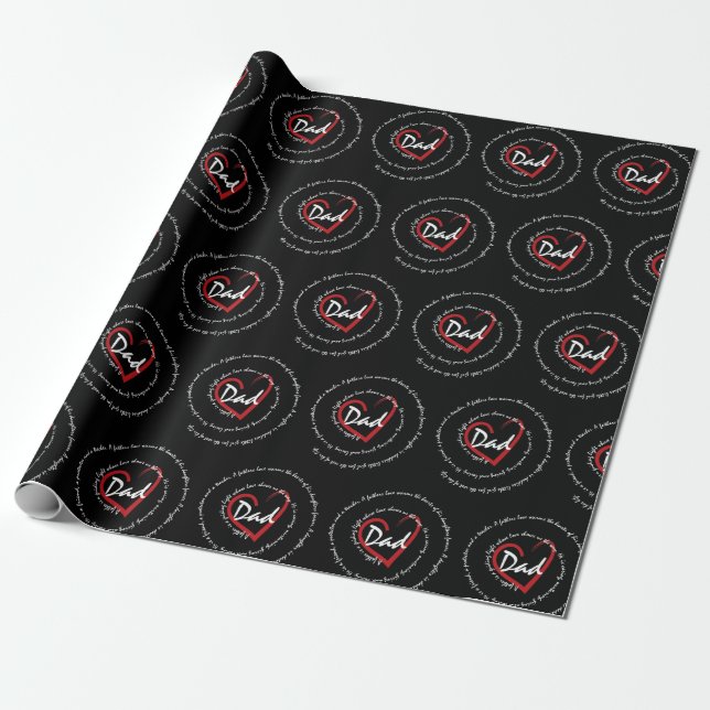 Papier Cadeau Papa - Fête des pères (Déroulé)