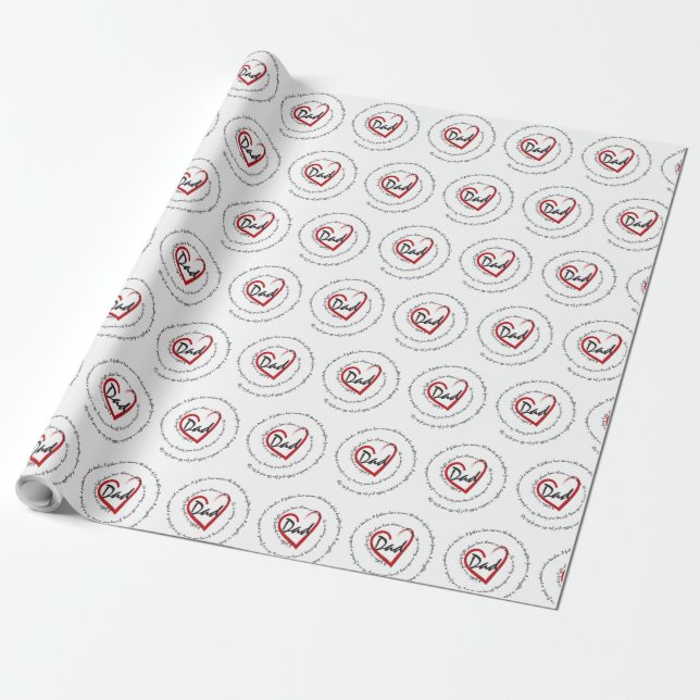 Papier Cadeau Papa - Fête des pères (Déroulé)