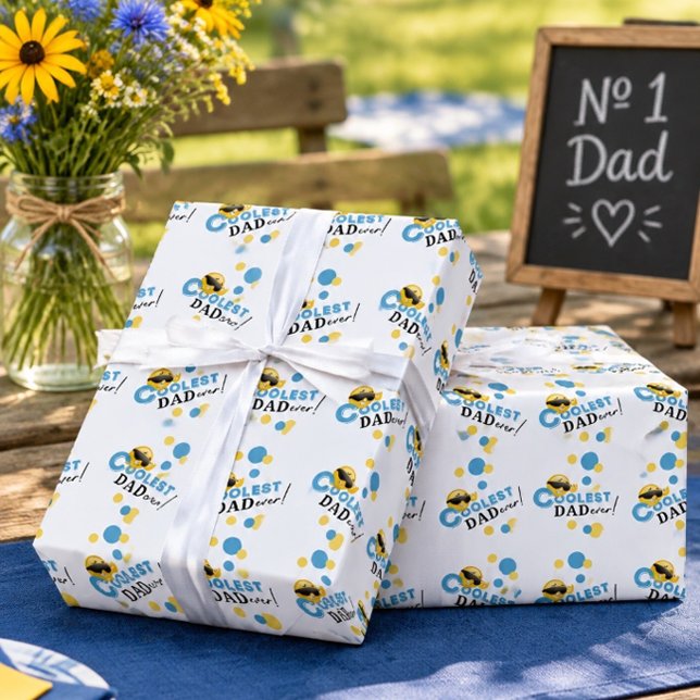Papier Cadeau Papa le plus cool (Créateur téléchargé)