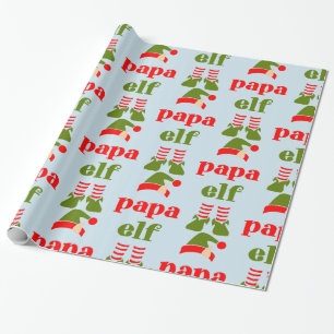 PAPIER CADEAU PAPA NOËL LIVRE "PAPA ELF"