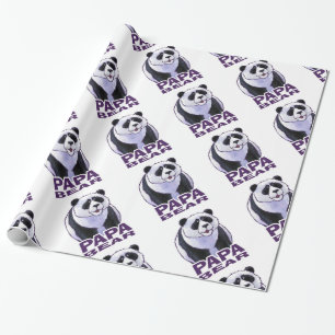Papier Cadeau Papa Panda Bear