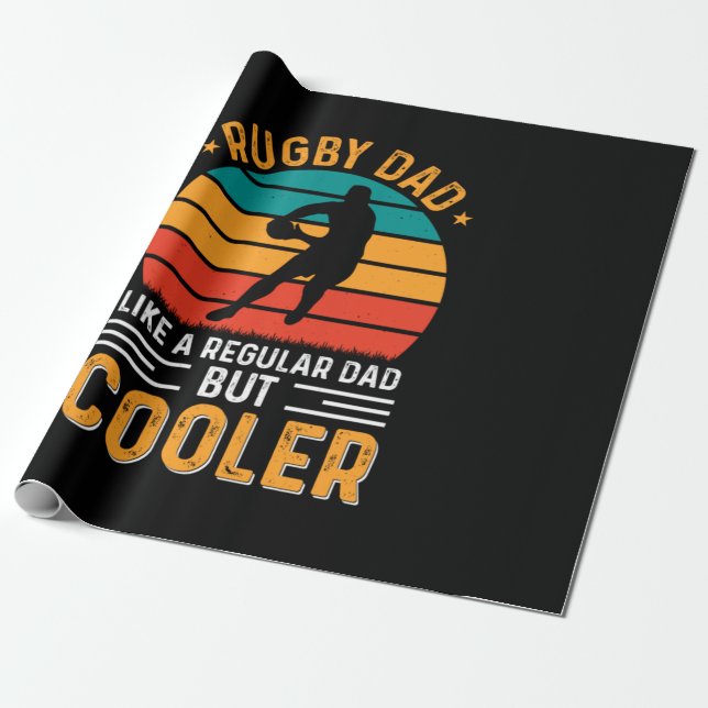 Papier Cadeau Papa Rugby (Déroulé)