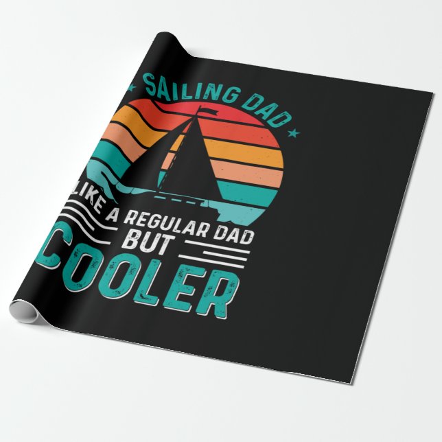 Papier Cadeau Papa voilier (Déroulé)