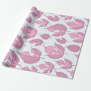 Papier Cadeau Pape d'enrobage Motif Feuille Mulberry contemporai