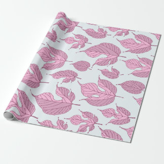 Papier Cadeau Pape d'enrobage Motif Feuille Mulberry contemporai