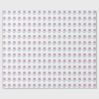 Papier Cadeau Papel caricia floral de paz