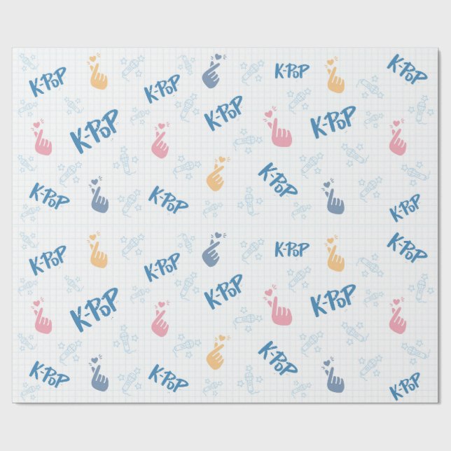 Papier Cadeau Papel De Regalo K-pop (Plat)
