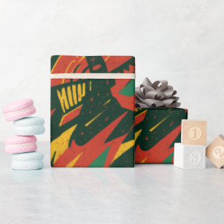 Papier Cadeau Papel de regalo motosierra