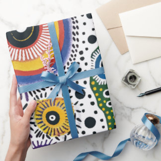 Papier Cadeau Papel de Regalo Psicodélico Efecto Caleidoscopio