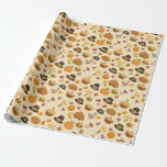 Papier Cadeau Paper de Thanksgiving<br><div class="desc">This unique and original designed Thanksgiving wrapping paper is ideal for packaging your vents ! Thanksgiving Day,  annual national holiday in the United States and Canada celebrating the harvest and other blessings of the past year.</div>