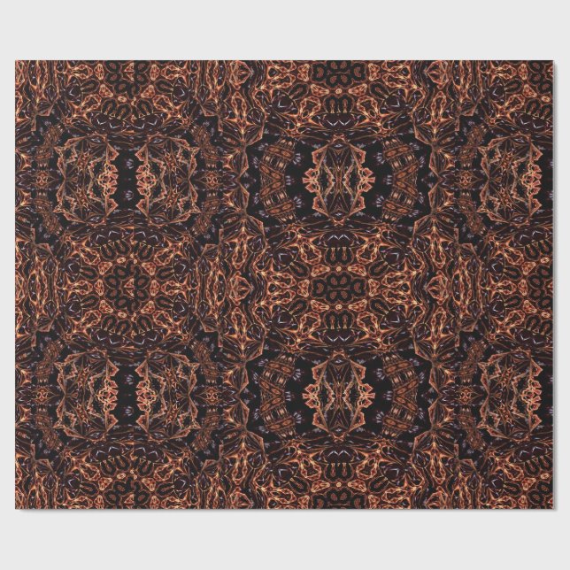 Papier Cadeau Papier à enveloppement Abstrait fractal (Plat)