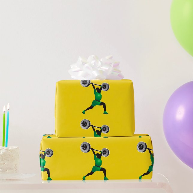 Papier Cadeau Papier à enveloppement brillant pour poids féminin (Créateur téléchargé)