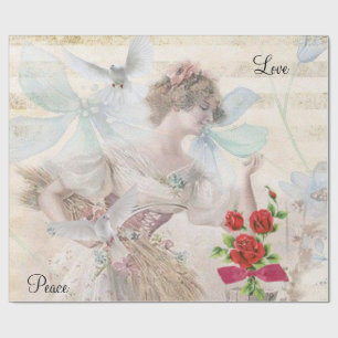 Papier Cadeau Papier à enveloppement brillant Victorian