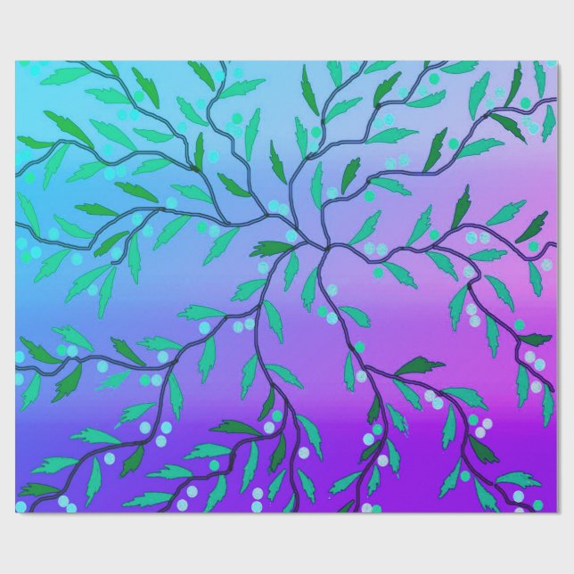 Papier Cadeau Papier à enveloppement d'algues (Plat)