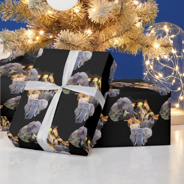 Papier Cadeau Papier à enveloppement pour Afrique sauvage (Vacances)