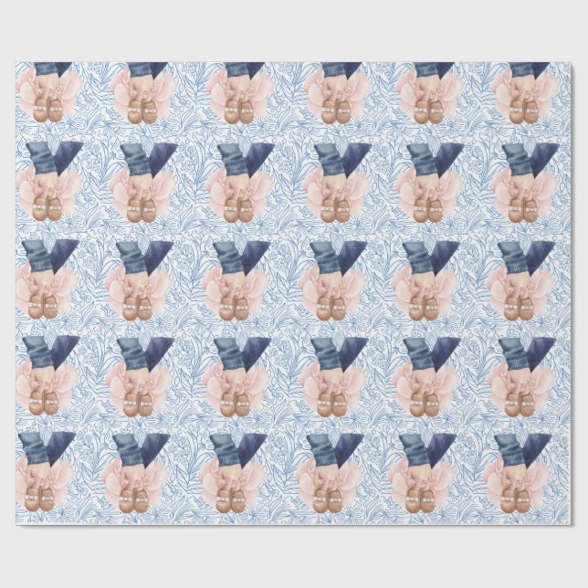 Papier Cadeau Papier à enveloppement Whimsical pour chaque céléb (Plat)